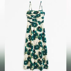 ABERCROMBIE EMERSON DRAPE MIDI DRESS